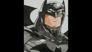 Speed Drawing Batman COMIC BOOKS  STILE