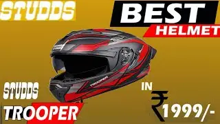 Game Changes😍 Studds New Trooper D4 | Best Flip Up Helmet Under Just 2000 | Better Than SBA 20?