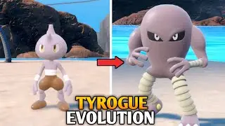 How To Evolve Tyrogue Into Hitmonlee In Pokemon Scarlet & Violet | Indigo Disk DLC