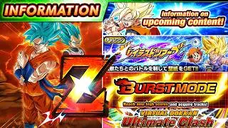 UPCOMING CONTENT!! ROF BLUES EZA, *NEW* CHALLENGE EVENT, BURST MODE + BATTLEFIELD! (Dokkan Battle)