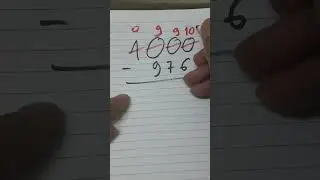 1000-976 . math trick #maths #lovemath #matem&aacute;ticas #mathmath #matematica #funny #fyp