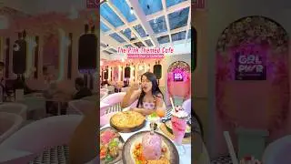 PINK CAFE of Kolkata, cafe Florista Parkstreet, restaurant in Kolkata #food #cutecafe