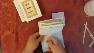 A way to use up scraps and book pages