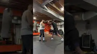 Day 1 mit work with renowned boxing coach T Mann