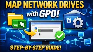 how to map network drives in active directory - map drives for all users gpo