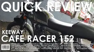 Keeway Cafe Racer 152 Quick Review