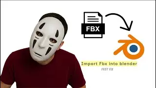 How to import fbx file in blender with textures