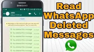 How to Read or See deleted Messages on whatsapp 2020 | This Message Was Deleted-DIY
