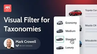 How to Create a Visual Filter with Taxonomies Data Source
