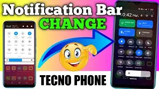 How To Change Notification Bar In Tecno Phone | Tecno Phone Notification Bar Change