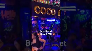 🍻 Beer street in Vietnam 🇻🇳 #vietnam #shortsideas #shortsvideo #ytshorts #vietnamtravel #hanoi