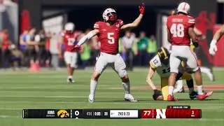 Nebraska  vs Iowa  2024  |  Blackshirts Shutout!!!