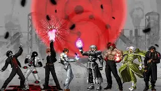 Nether 0.21 Team vs KOF Last Bosses Edits Team | KOF MUGEN