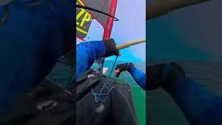Foiling jibe #instagram #sailing #sailinglife #waszp #foil #viralvideos  #explore #foryou #fyp
