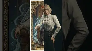 Ashley (romantic suit) RE4R tarot card 🃏 #residentevil #re4remake