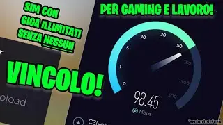SIM con INTERNET ILLIMITATO senza NESSUN VINCOLO! Per il GAMING! #BrokerperlaTelefonia&Energia