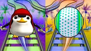 Going Balls &times; Action Balls &ndash; Penguin vs Polka Dot Ball Showdown! Race 1275