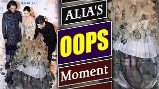 Alia Bhatt suffers WARDROBE Malfunction at ICW 2017; Watch Video | FilmiBeat