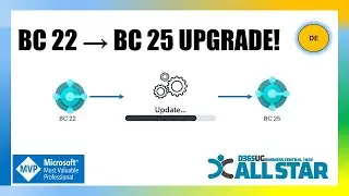 Upgrade Data from Dynamics BC 22 to BC 25 Step by Step Guide {DE}