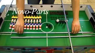 Mini '4 csocsóasztal, VB 2014 dizájnnal - összeszerelés