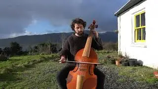Greensleeves on viola da gamba outside in the west of Ireland
