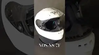 Шлем от бренда NOS модель NS-7F в белом цвете #shorts
