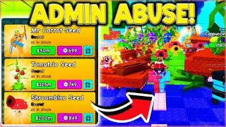 (🔴LIVE) ADMIN ABUSE & UPDATE in Plants Vs. Brainrots!! (Roblox)