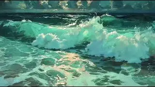 Ocean Breeze Lofi | Continuous Study Music | Waves & Chill Vibes