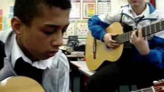 SpaceTramps-Henry,alex and kiar messing on before band practise