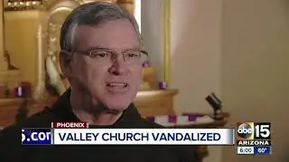 St. Mary's Basilica in Phoenix vandalized, statues broken