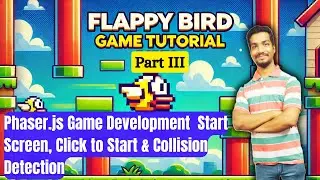 JavaScript Game Development full course | Start Screen, Click to Start & Collision Detection Part 3