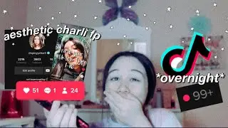 TRYING TO BLOW UP AN AESTHETIC CHARLI FANPAGE IN 24 HOURS! *GONE RIGHT*