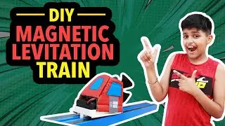 How to make Magnetic Levitation Train At Home  | DIY Magnetic Levitation Train | Sparsh Hacks