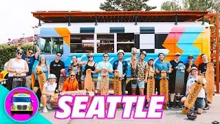 Longboarders take over Seattle - @BeyondtheBoard_org 2021 tour 1/6