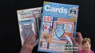 #232 Simply Cards & Papercraft Magazine--Textures Owl
