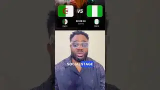 Nigeria VS Algeria today in the 2025 Africa Cup of Nations #supereagles #nigeria #algeria #afcon2025