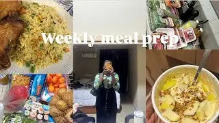 Weekly Meal Prep for Busy Weeks | homemade Yogurt and granola , Fried Rice & Chicken 🍗🥣