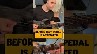 BEFORE and AFTER distortion pedal