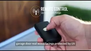 The Luxury Wood Look Garage Door That Won't Rot or Warp (Insulated)#WoodGarageDoor #LuxuryHome