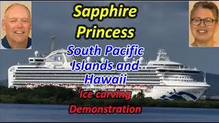 Sapphire Princess Ice Carving Demo
