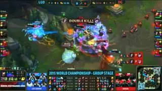 LGD vs OG [xPeke Quadra Kill]