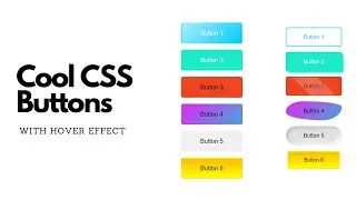 Cool CSS Buttons with Hover Effects