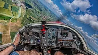 Bolkow BO208C Cockpit Flight around Nördlingen