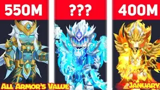 Value List Skyblock 2025 || All Mvp Armors Value || Skyblock Blockman Go