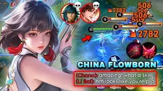 CHINA FLOWBORN PRO KITING SKILLS DOMINATING IN FARM LANE WITHOUT A SWEAT! | FLOWBORN BUILD & ARCANA