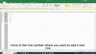 excel adding columns and rows in excel