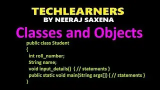 Classes and objects in java