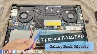 Как обновить оперативную память и SSD на Samsung Galaxy Book Odyssey