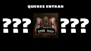 queres entrar na DPRO_team