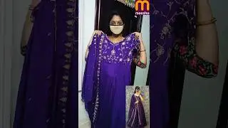 💜purple lovers don't miss#dress#meesho#purple#meecrazyteluguammayi